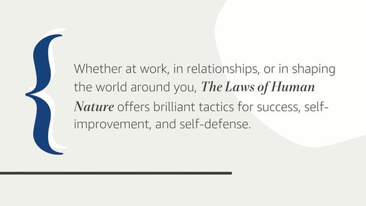 The Laws of Human Nature Paperback – October 1, 2019