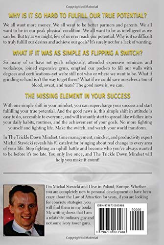 Trickle Down Mindset: The Missing Element In Your Personal Success Hardcover – 30 Mar. 20 English edition  by Michal Stawicki (Author)21
