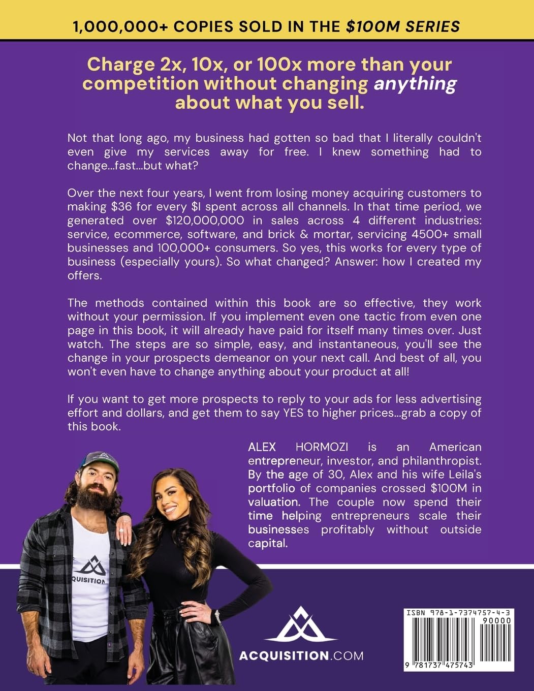 $100M Offers: How To Make Offers So Good People Feel Stupid Saying No Paperback – July 13, 2021 by Alex Hormozi (Author)